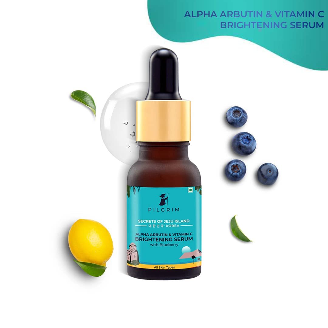 Pilgrim Alpha Arbutin & Vitamin C Brightening Serum with Blueberry